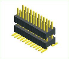 0.8mm PIN glava dvojna vrstica dvojna plastika SMT PHAM02